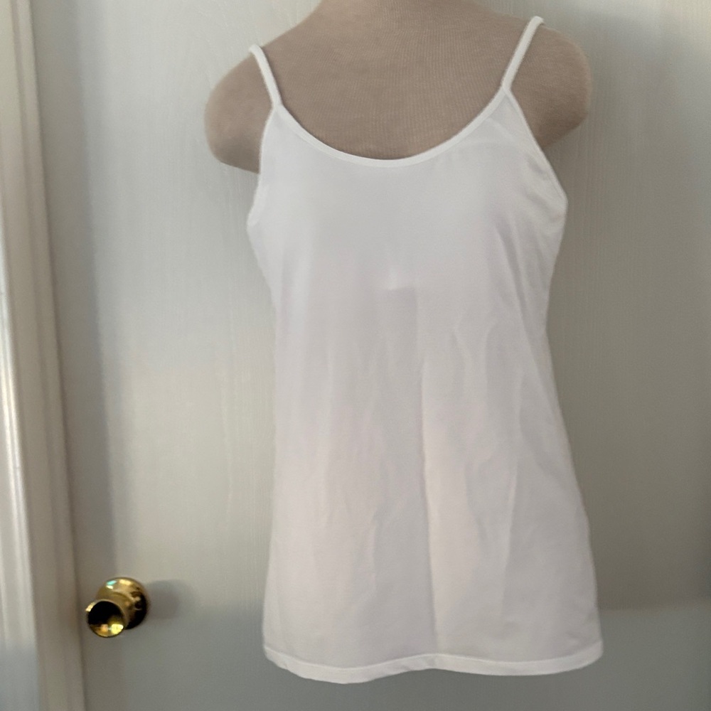 Classic White Camisole with Spaghetti Straps